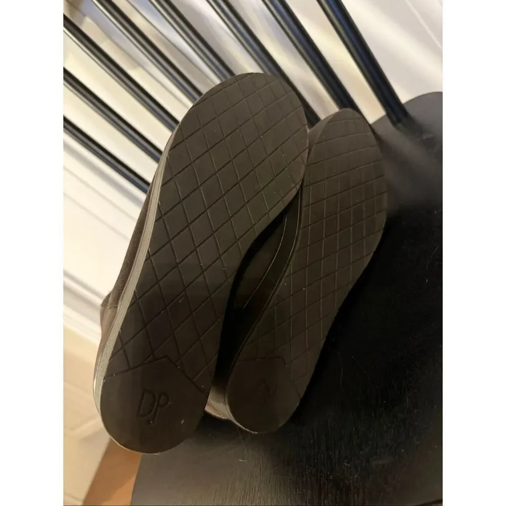 Donald Pliner brown suede Victori wedge tall boots size 7.5